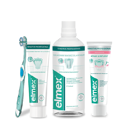gamme complète de produits elmex Sensitive