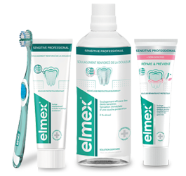 gamme complète de produits elmex Sensitive