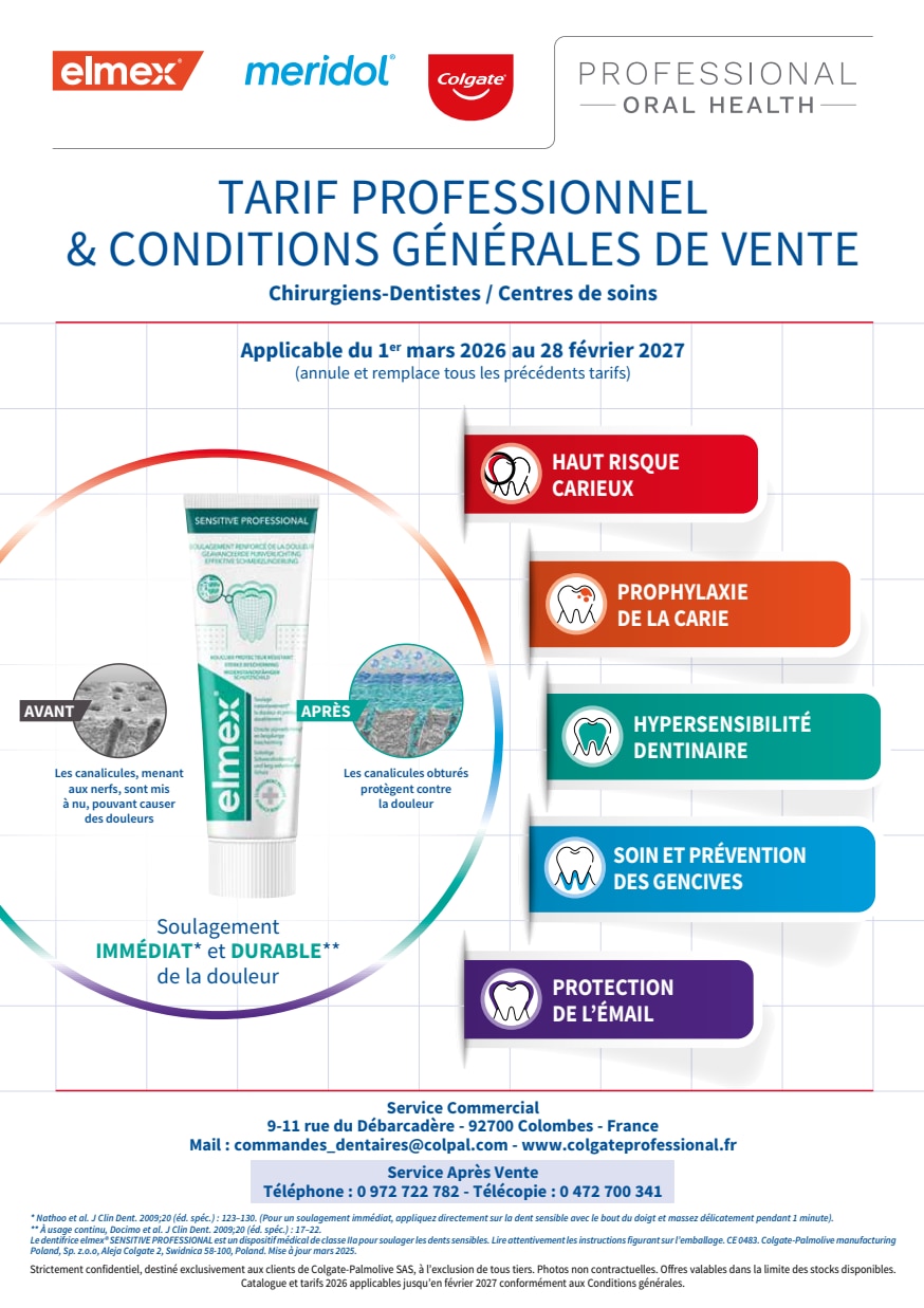 Tarif professionnel et conditions générales de vente