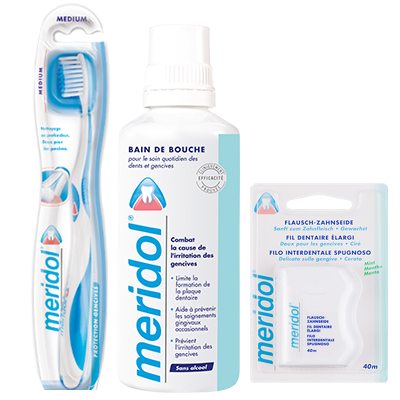 meridol® – Pour les patients sujets aux maladies des gencives ou souffrant de problèmes de gencives