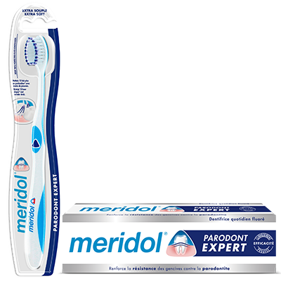 meridol® PARODONT EXPERT – Soins bucco-dentaires quotidiens des gencives sujettes à la parodontite